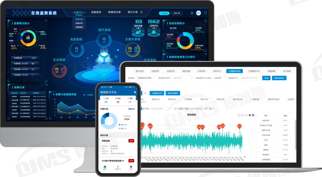 設備智能(néng)監測與故障診斷系統（DHMS）